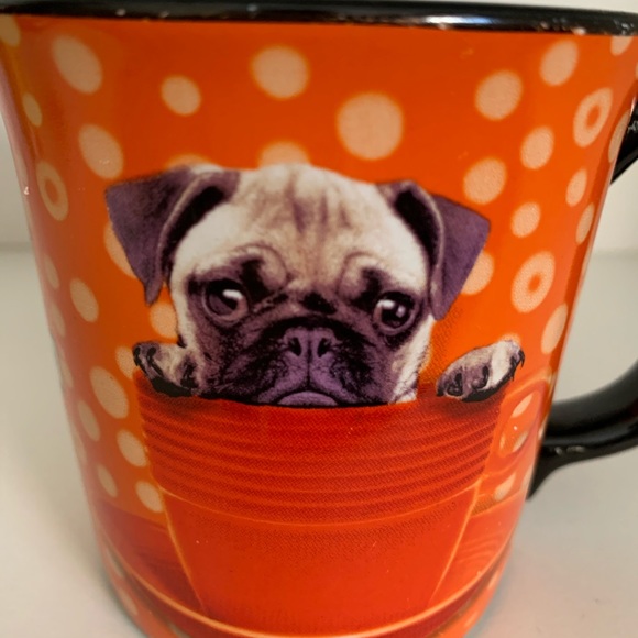 Keith Kimberlin Pug Puppy In A Cup Mug - Picture 3 of 5